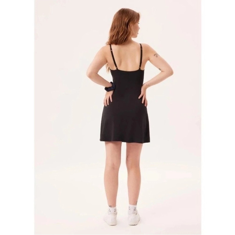 Girlfriend Collective Black Juliet Dress with Pocket Short S NWT - Picture 2 of 2